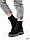 Ботинки женские Nira черные 4895 ЗИМА, фото 8