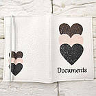 Автохолдер Серця екошкіра, фото 2