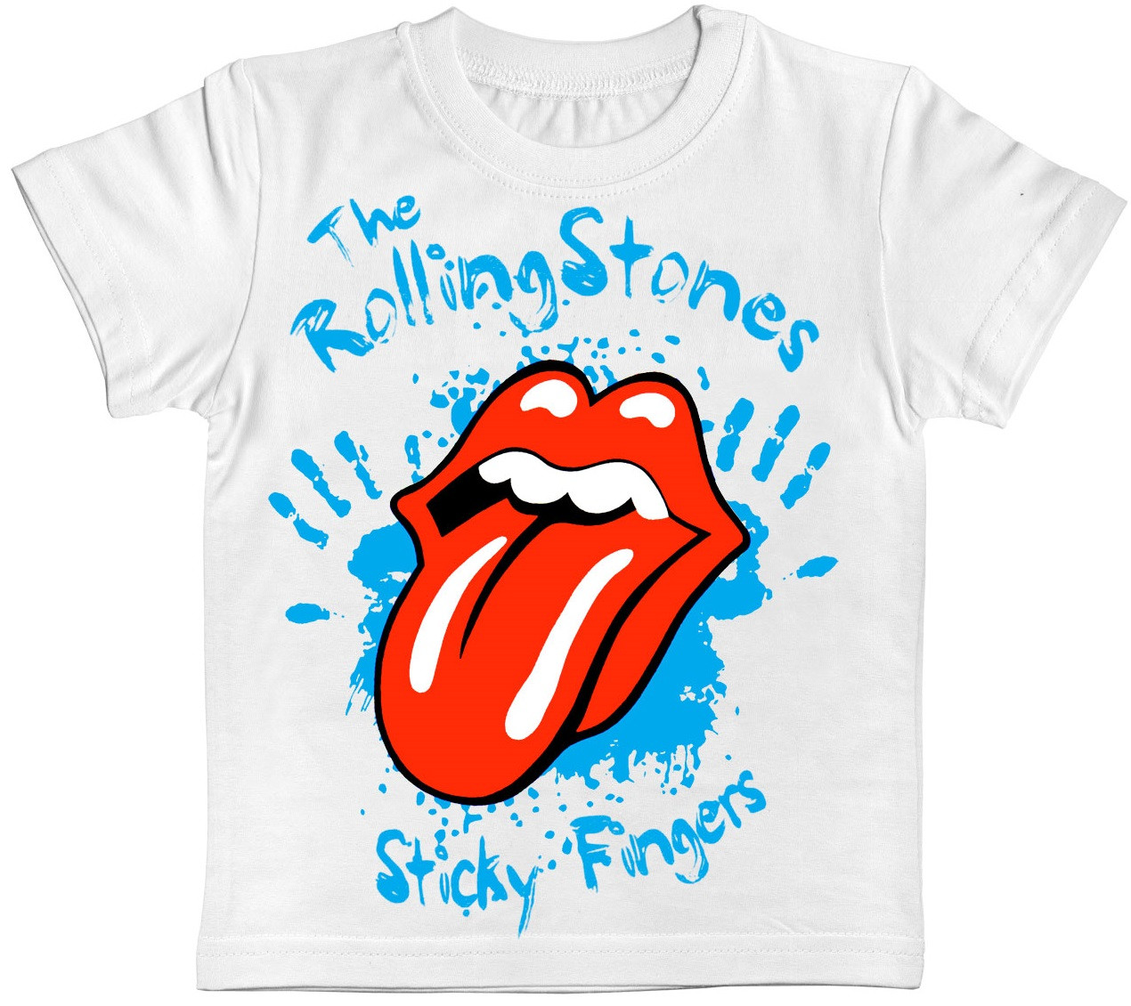 Дитяча футболка The Rolling Stones "Sticky Fingers" біла, Розмір 6-7 років