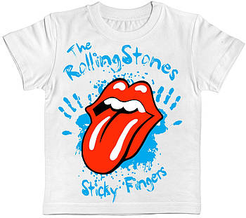 Дитяча футболка The Rolling Stones "Sticky Fingers" біла, Розмір 6-7 років