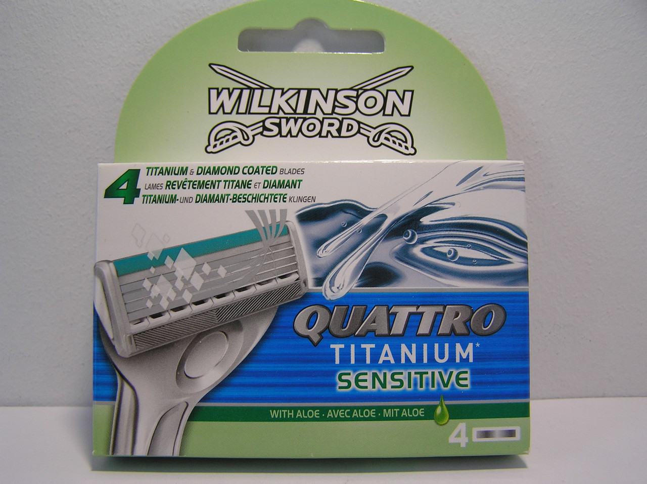 Кассеты мужские для бритья Wilkinson Sword (Schick) Quattro 4 titanium ...