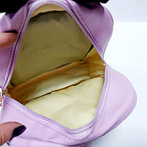 Рюкзак дитячий для дівчинки колір блакитний шкірозамінник, фото 5