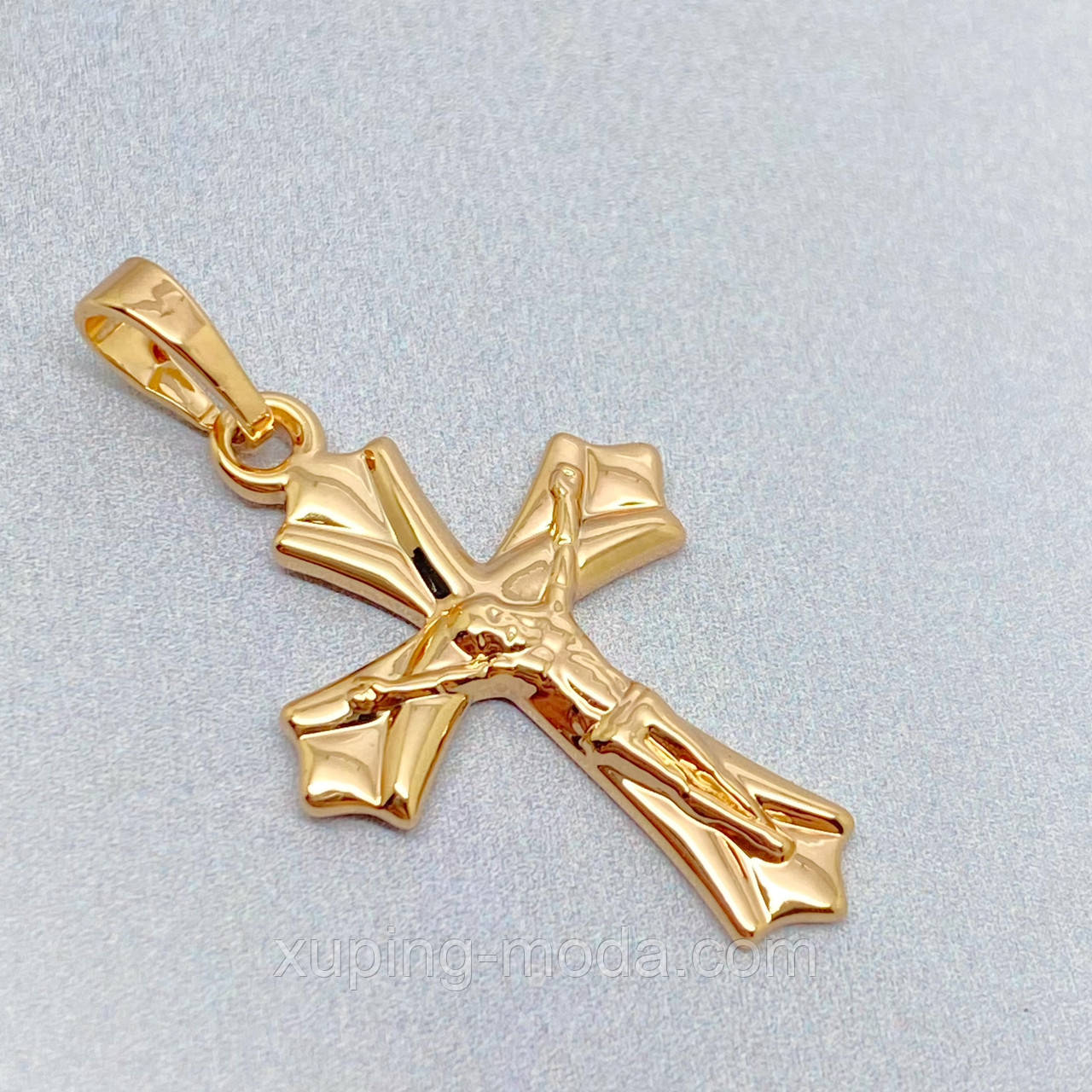 Позолочений хрест xp, фото 1