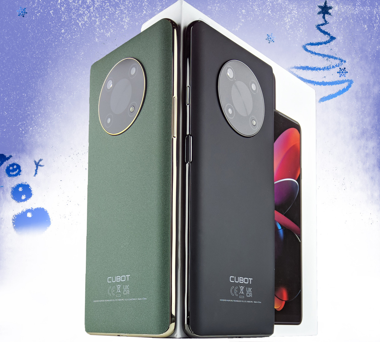 Смартфон Cubot MAX 3 6.95" | 4/64Gb | 48 Мп | 5000 mAh | Чохол | Плівка black