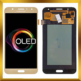 Дисплей Samsung J701 Galaxy J7 Neo 2018 року з сенсором Золотий Gold OLED високої якості