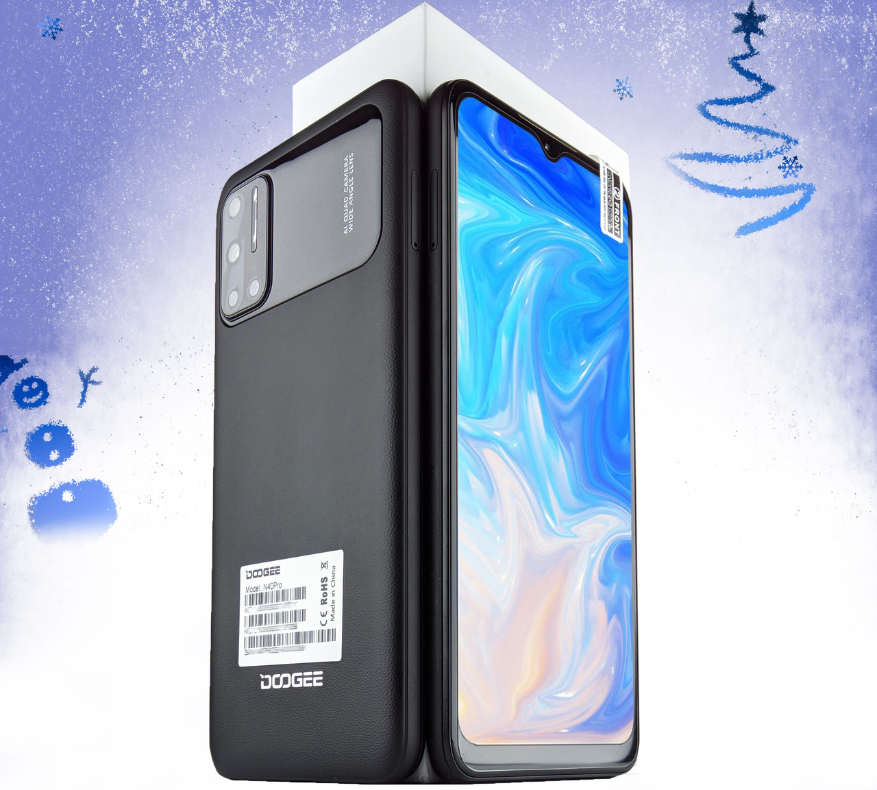 Doogee N40 Pro 6.52" | 6/128Gb | IMX350 | 6380 мАч | Helio P60 | Чехол, фото 1