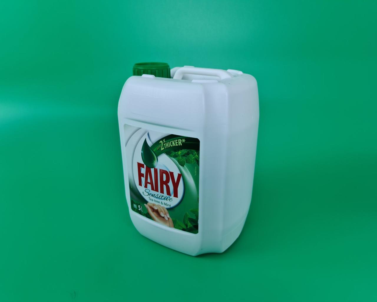 Рідина для миття посуду 5 літрів "Фейрі" Зелений чай і м'ята (1 шт.), фото 1