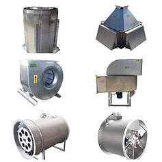 Вентилятори димовидалення для систем витяжної вентиляції
