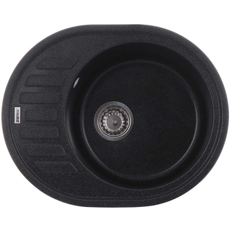 Мийка кухонна ZERIX ZS-6250R-13 Графітова (ZX4553)