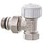 Кран радіаторний термостатичний Roho R5151-050 — 1/2" (М30х1,5) кутовий (антипротечка) (RO0123), фото 3