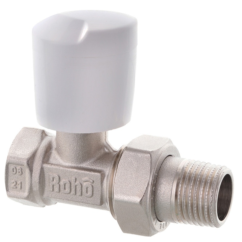 Кран радіаторний Roho R5560-050 — 1/2" прямий (RO0130)