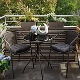 Набір садових меблів Bari балкон стіл +2 стільці Польща, фото 2