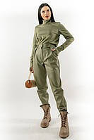 Ультрамодний костюм з лосинами батал 47112 (48–54р) в кольорах, фото 7