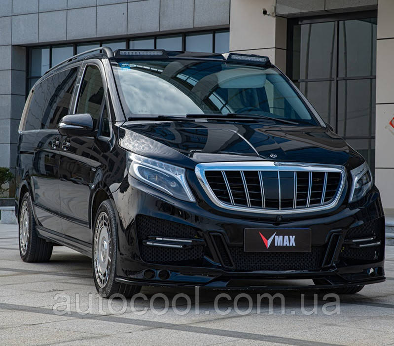Накладка на передню частину даху з ДХО для Mercedes Vito/Viano W447 2014+ г.в., фото 1