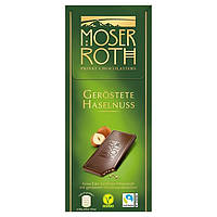 Шоколад Черный с Жареным Фундуком Мозер Рот Moser Roth Gerostete Hazelnuss 125 г Германия