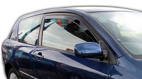 Дефлектори вікон (вставні!) вітровики Toyota Corolla 9 E12 2001-2007 3D 2шт., HEKO, 29337