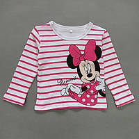 Лонгслив Minnie Mouse для девочки. 80 см