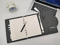 Блокнот Щоденник з годинником Бездротовий заряджання і підсвіткою SmartPad, фото 9