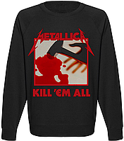 Свитшот черный LOYS музыка рок METALLICA kill all