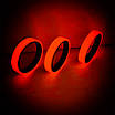 Люмінесцентна клейка стрічка світна 5см*5м червоного кольору, фото 2