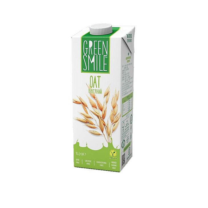 Напиток ультрапастеризованный Овсяный Green Smile, 1 л - фото 1 - id-p1048036937