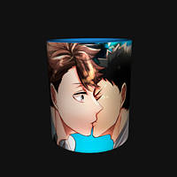 Чашка Кружка Аниме Волейбол Яой (0038)