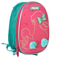 Рюкзак дитячий 1Вересня K-43 "Bunny", рожевий/бірюзовий