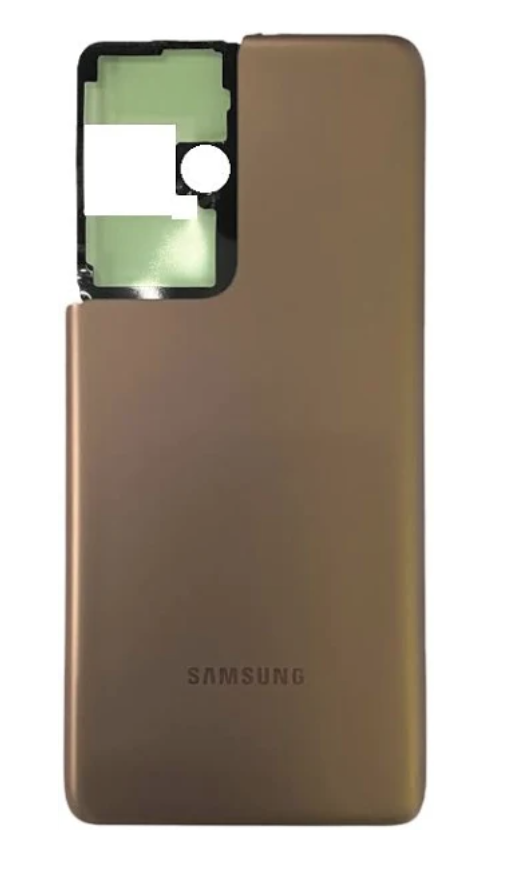 Задня кришка Samsung G998B Galaxy S21 Ultra 5G, бронзова, Phantom Brown, оригінал (Китай), фото 1