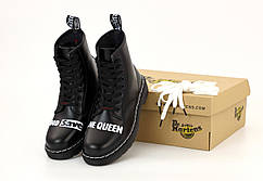 Жіночі черевики dr martens black натуральна шкіра