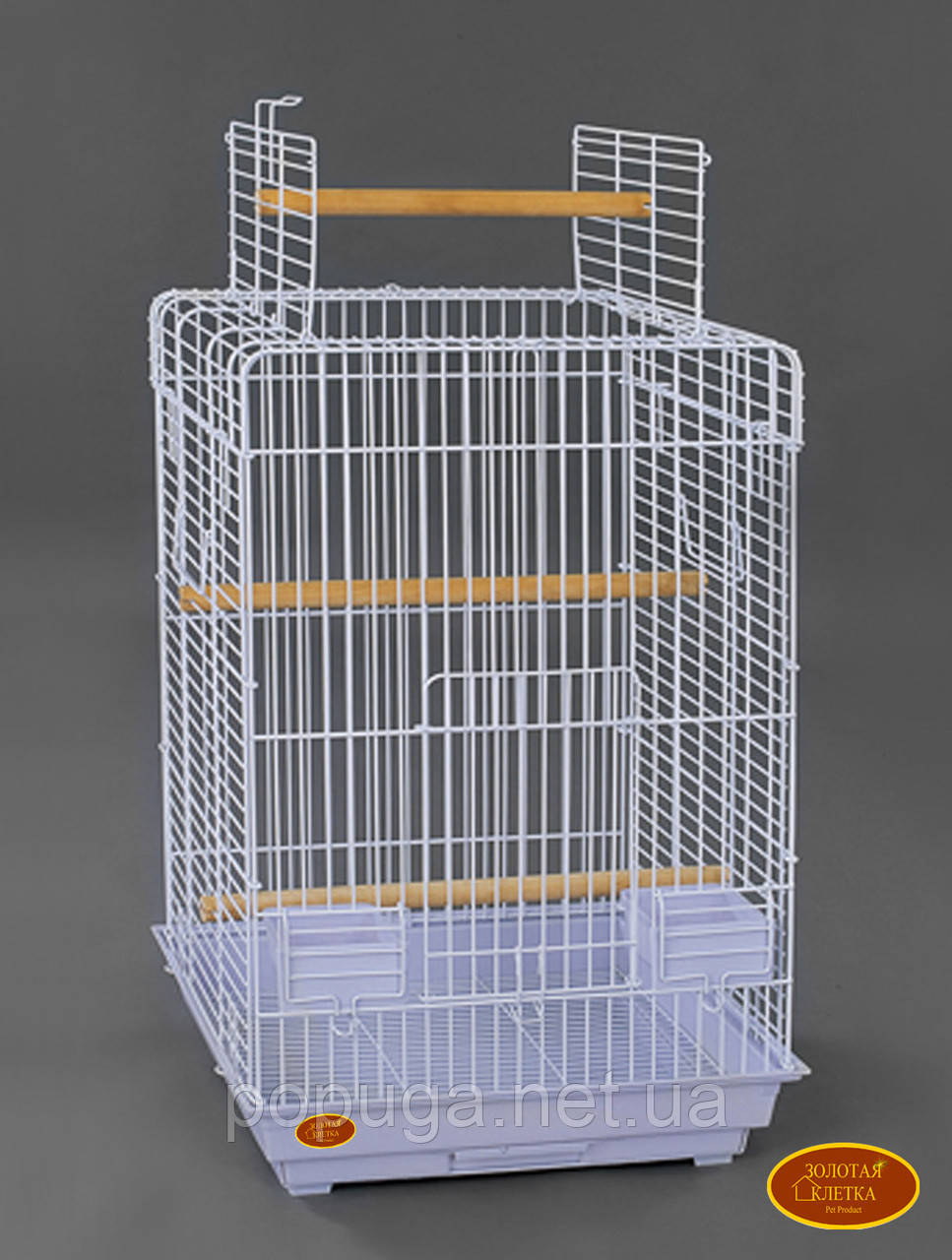 Клітка для птахів 830А white 52х42х78 см, фото 1