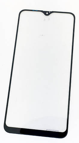 Скло дисплея для Samsung A105F Galaxy A10 2019, чорне, з OCA-плівкою, оригінал (Китай) з олеофобним, фото 1