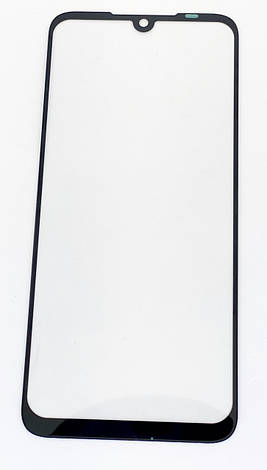 Скло дисплея для Xiaomi Redmi Note 7, чорне, з OCA-плівкою, оригінал (Китай) з олеофобним покриттям, фото 1