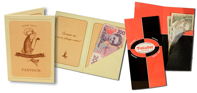 Счетницы, папки для счетов, счет папки, расчетницы