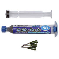 BGA паста Mechanic NS38, Sn 42%, безсвинцева, Bi 58%, 138 °C, 40 г