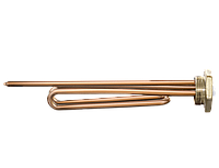 Тэн Thermowatt для бойлера 2,5 кВт. гайка, гнутый, медь, под анод М6 (Италия)