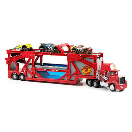 Тачки: Набір Мак-транспортувач і мийка машин (Disney Pixar Mack Friction Motor Hauler), фото 4