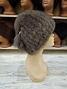 Шапка жіноча з хутра песця, фото 5