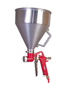 Пневмопістолет для нанесення штукатурки MASTERTOOL ХОПРА СБ 5000 мл алюміній 5 бар 81-8769