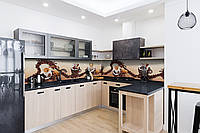 60х300 см Виниловая наклейка кухонный фартук, фартуки стеновые панели для кухни Z180575/2
