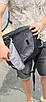 Рюкзак натуральної шкіри міської зручний молодіжний Катана чорного кольору, фото 10