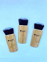 Змітка для струшування волосся Salon Professional 0114 на дерев'яній ручці
