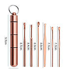 Комплект інструментів для чищення вух (6 штук), фото 4