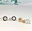 Сережки пусети трансформери Капель, фото 2