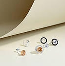 Сережки пусети трансформери Капель, фото 4