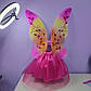 Костюм новорічний 2-8 років спідниця фатинова та новорічні крила до костюма метелика або фея вінкс фея веселка, фото 5