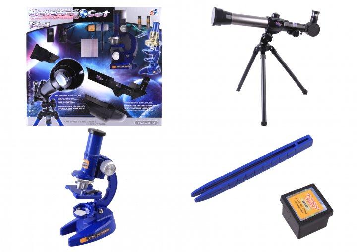 Детский набор телескоп и микроскоп (C2112) - фото 2 - id-p1530579795