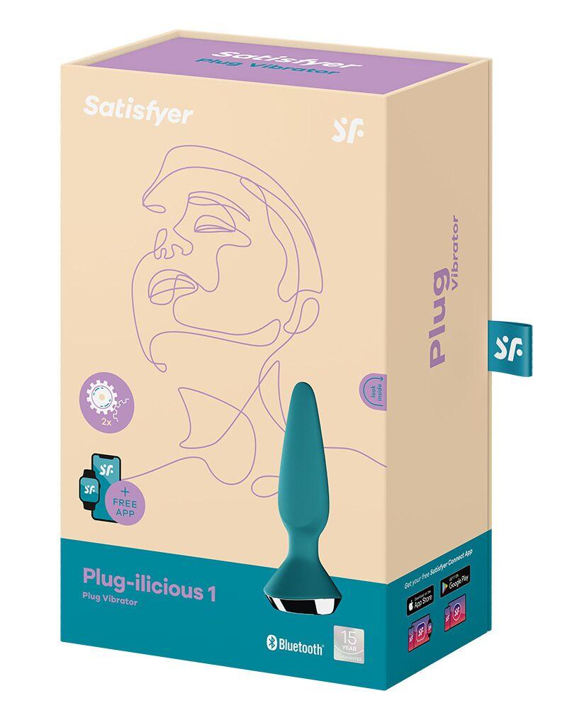 Анальний вібростимулятор-пробка зі смарт-керуванням Plug-ilicious 1 Green, фото 1