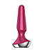 Анальная вибропробка со смарт управлением Plug-ilicious 2 Satisfyer Black/Berry/Silver, фото 3
