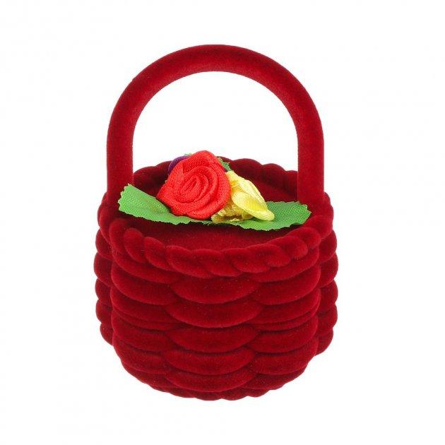Футляр для кільця, прикрас Diamant Кошик Red Velvet