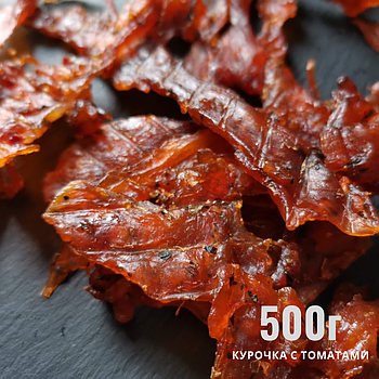 АКЦІЯ! Курячі чіпси солоно-сушені з томатом і спеціями "Брушетто" 500